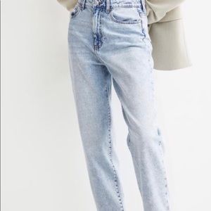 H&M mom ultra high waist loose fit jean sz12 NWT